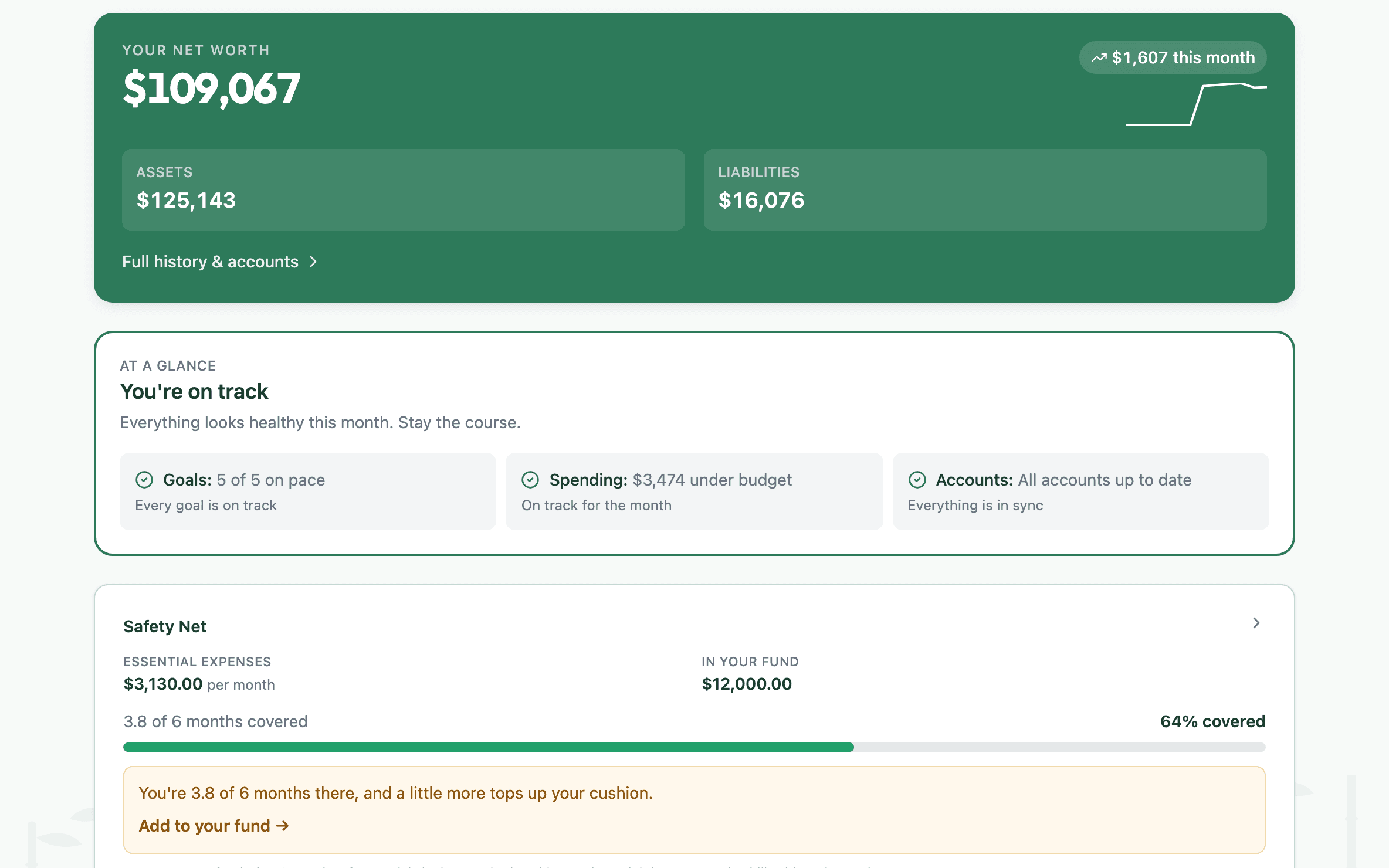 Bao dashboard