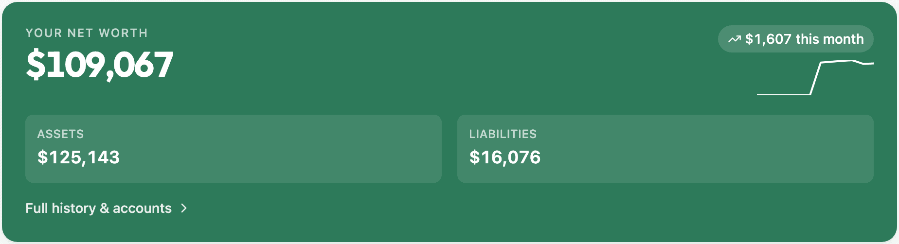 Bao - your whole net worth in one number, kept current